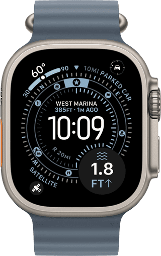 Apple Watch Ultra 3 Cellular 49 mm Natur Ocean Armband