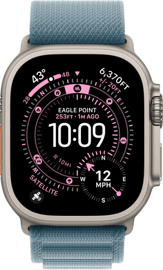 Apple Watch Ultra 3 5G 49 mm Natur Alpine Loop M