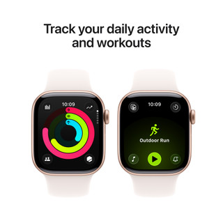 Apple Watch Series 11 42mm Rose Gold Sport Band S/M