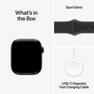 Apple Watch Series 11 Cellular 42mm Black Sport Band M/L