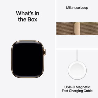 Apple Watch Series 11 5G 42mm Titanium Gold Milanese Loop