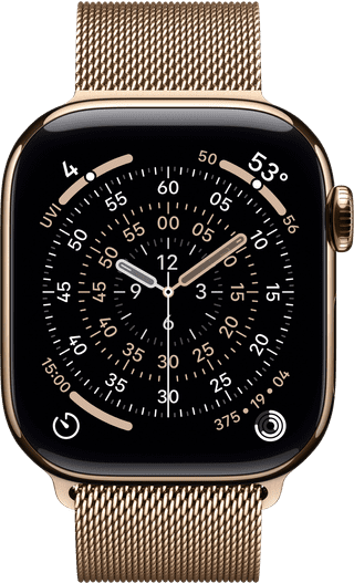 Apple Watch Series 11 5G 42mm Titanium Gold Milanese Loop