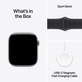 Apple Watch Series 11 46mm Gray Sport Band M/L