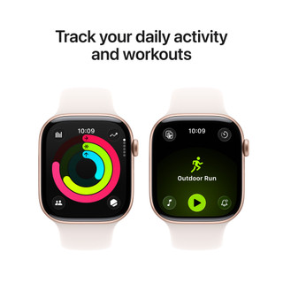 Apple Watch Series 11 46mm Rose Gold Sport Band S/M