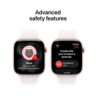 Apple Watch Series 11 46mm Rose Gold Sport Band S/M