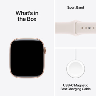 Apple Watch Series 11 46mm Rose Gold Sport Band S/M