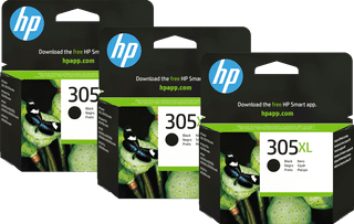 HP 305XL Cartridge Black (3 units)