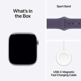 Apple Watch Series 11 46mm Silver Sport Band M/L