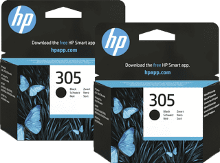 HP 305 Cartridge Black (2 units)