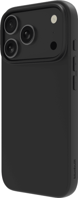 BlueBuilt Protective Back Cover with MagSafe iPhone 17 Pro Black + BlueBuilt iPhone 17 Pro Privacy Screen Protector Glass