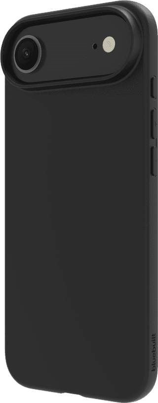 BlueBuilt Protective Backcover MagSafe iPhone Air Schwarz + Panzerglas Doppelpack