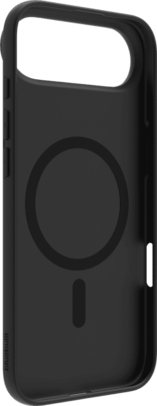 BlueBuilt Protective Backcover MagSafe iPhone Air Schwarz + Panzerglas Doppelpack