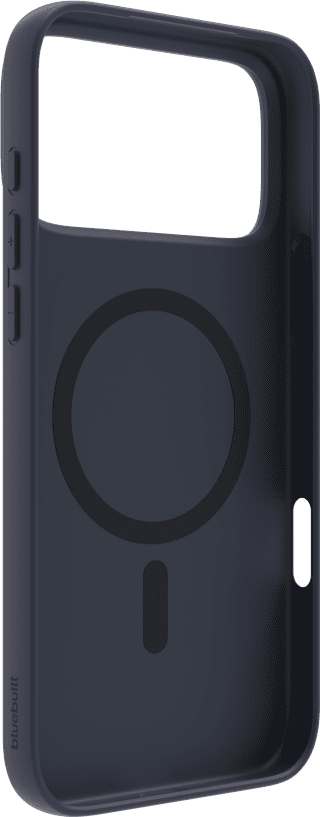 BlueBuilt Protective Back Cover with MagSafe iPhone 17 Pro Max Blue + BlueBuilt iPhone 17 Pro Max Privacy Screen Protector Glass
