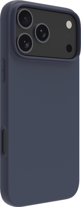 BlueBuilt Protective Back Cover with MagSafe iPhone 17 Pro Max Blue + BlueBuilt iPhone 17 Pro Max Privacy Screen Protector Glass