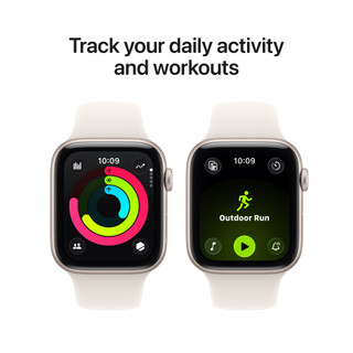 Apple Watch SE 3 44mm Starlight Sport Band S/M