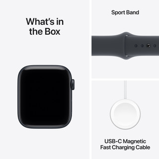 Apple Watch SE 3 44mm Midnight Sport Band S/M