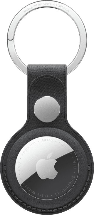 Apple AirTag FineWoven Key Ring Black