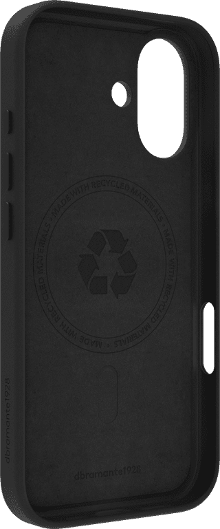DBramante1928 Roskilde Apple iPhone 17 Backcover mit MagSafe Leder Schwarz