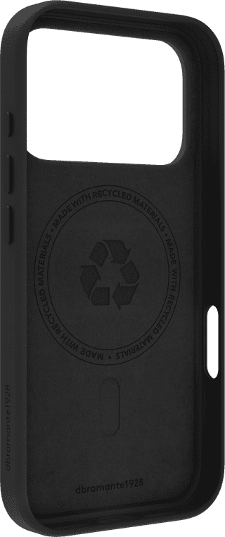 DBramante1928 Roskilde Apple iPhone 17 Pro Backcover mit MagSafe Leder Schwarz