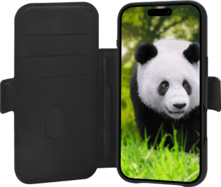 dbramante1928 Lynge iPhone 17 Air Book Case Leather with MagSafe Black