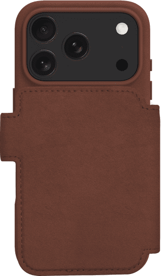 dbramante1928 Lynge iPhone 17 Pro Book Case Leather with MagSafe Brown