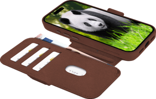 dbramante1928 Lynge iPhone 17 Pro Book Case Leather with MagSafe Brown