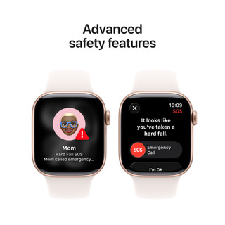 Apple Watch Series 11 Cellular 42mm Rose Gold Sport Band S/M