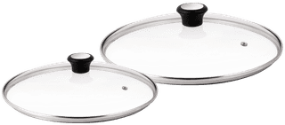 Tefal Glasdeckel 24 cm + 28 cm