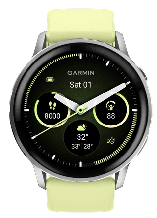 Garmin Venu 4 Silver/Yellow 45mm