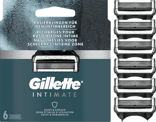 Gillette Intimate Ersatzklingen (6 Stück)