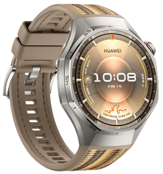 Huawei Watch GT 6 Pro 46 mm Silber/Braun