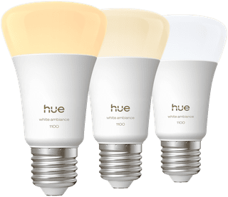 Philips Hue White Ambiance E27 1.100 lm 3er-Pack