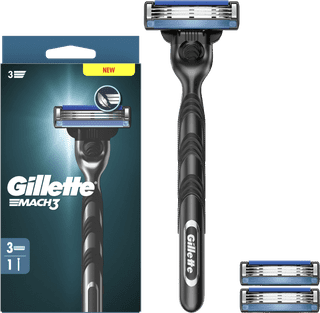 Gillette Mach3 + 3 Replacement Blades