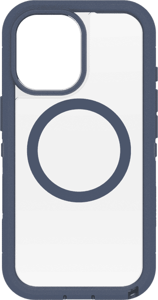Otterbox Defender Pro XT iPhone 17 Backcover mit MagSafe Magnet Transparent Blauer Rand