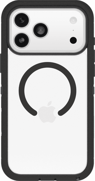 OtterBox Defender Pro XT iPhone 17 Pro Max Back Cover MagSafe Magnet Transparent Black