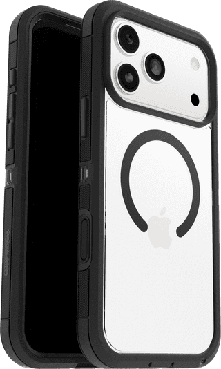 Otterbox Defender Pro XT iPhone 17 Pro Max Backcover MagSafe Magnet Transparent Schwarz