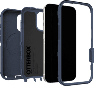 Otterbox Defender Pro iPhone 17 Backcover mit MagSafe Magnet Blau