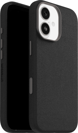 Otterbox Symmetry iPhone 17 Backcover mit MagSafe Magnet Leder Schwarz