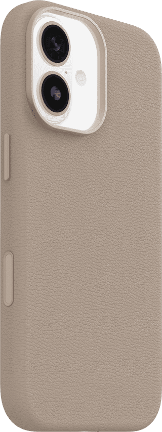 Otterbox Symmetry iPhone 17 Backcover mit MagSafe Magnet Leder Grau