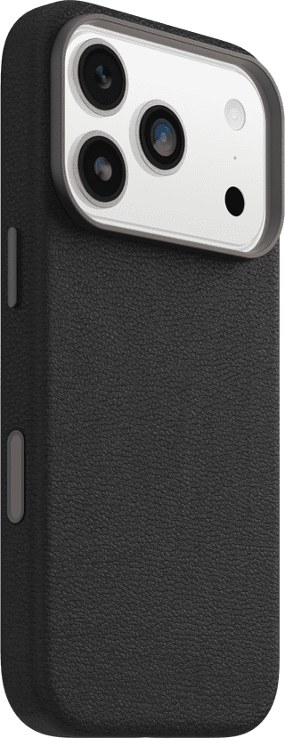 Otterbox Symmetry iPhone 17 Pro Backcover mit MagSafe Magnet Leder Schwarz