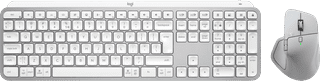 Logitech MX Master 4 Light Gray + Logitech MX Keys S for Mac QWERTZ White