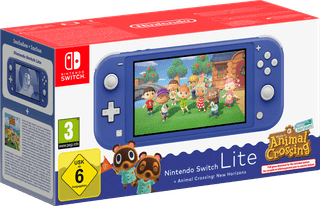 Nintendo Switch Lite Animal Crossing New Horizons Edition Blau