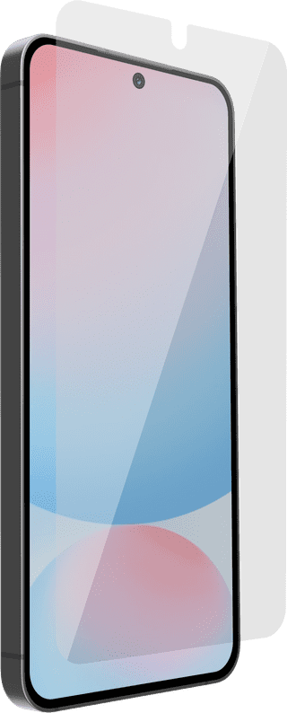 BlueBuilt Samsung Galaxy S25 FE Book Case Black + Screen Protector Glass Duo Pack