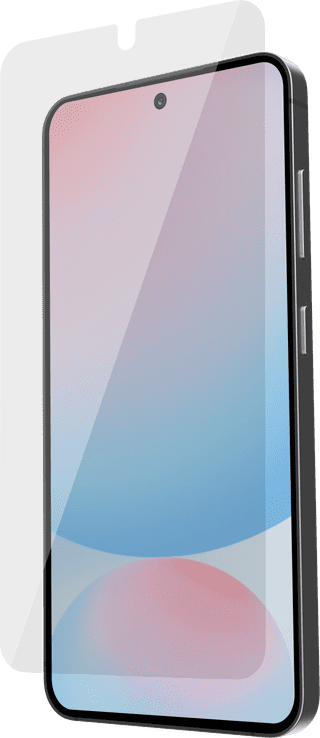 BlueBuilt Samsung Galaxy S25 FE Book Case Black + Screen Protector Glass Duo Pack