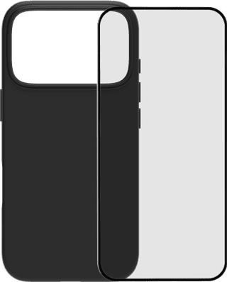 BlueBuilt Protective Back Cover with MagSafe iPhone 17 Pro Black + BlueBuilt iPhone 17 Pro Screen Protector Glass