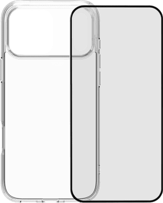 BlueBuilt Protective Backcover iPhone 17 Pro Max Transparent + BlueBuilt iPhone 17 Pro Max Panzerglas