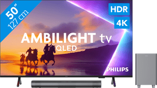 Philips Ambilight 50 Zoll PUS8500 QLED 4K (2025) + Philips TAB6100