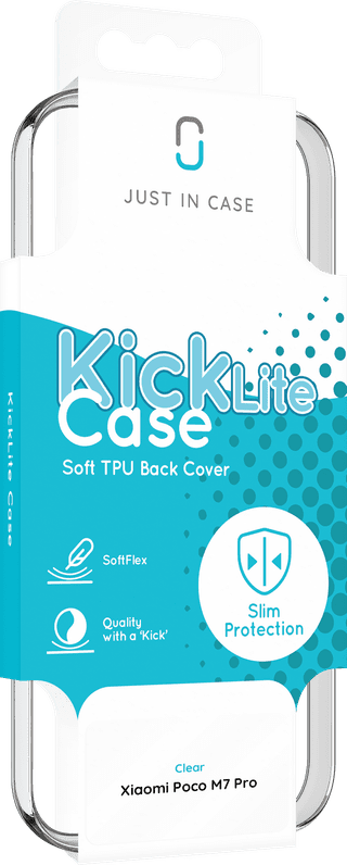 Just in Case Soft Design POCO M7 Pro Back Cover Transparent