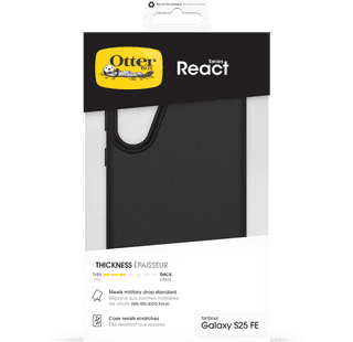 Otterbox React Samsung Galaxy S25 FE Backcover Schwarz