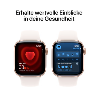 Apple Watch Series 11 5G 42 mm Roségold Sportarmband S/M